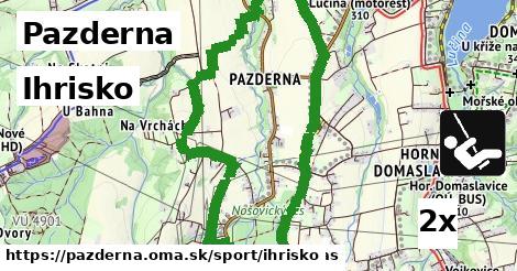 Ihrisko, Pazderna