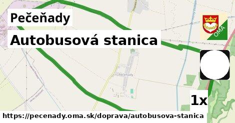 Autobusová stanica, Pečeňady