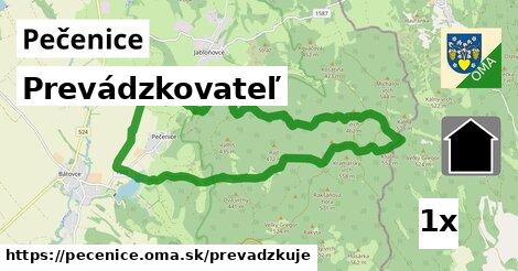 prevádzkovateľ v Pečenice