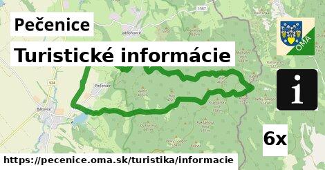 Turistické informácie, Pečenice