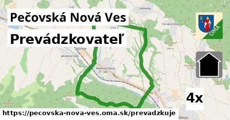 prevádzkovateľ v Pečovská Nová Ves