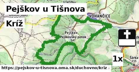 kríž v Pejškov u Tišnova