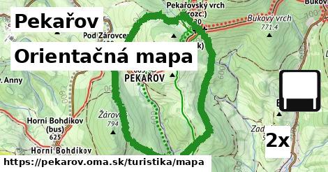 Orientačná mapa, Pekařov