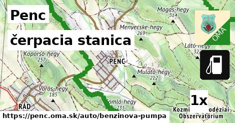 čerpacia stanica, Penc