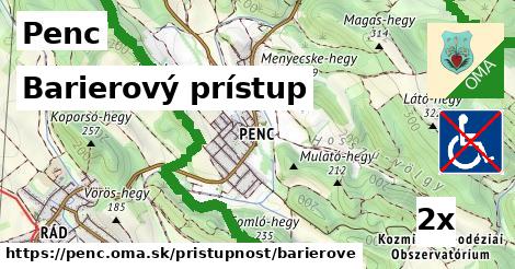 Barierový prístup, Penc