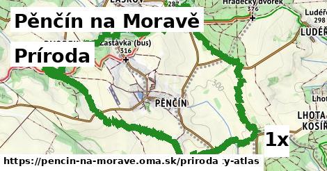 príroda v Pěnčín na Moravě