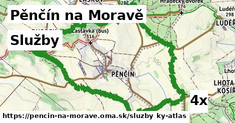 služby v Pěnčín na Moravě