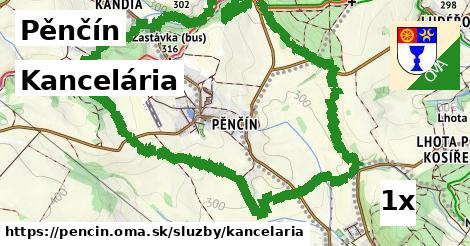 Kancelária, Pěnčín