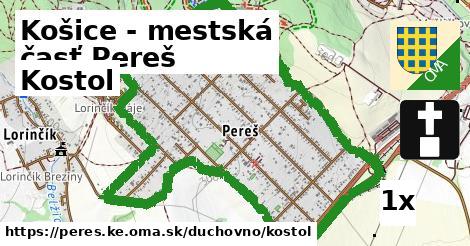 Kostol, Košice - mestská časť Pereš