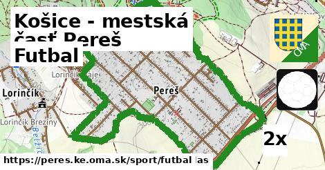 Futbal, Košice - mestská časť Pereš