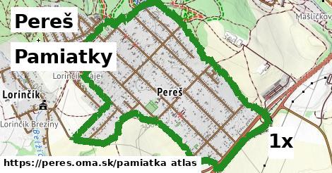 pamiatky v Pereš