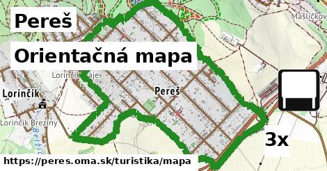 Orientačná mapa, Pereš
