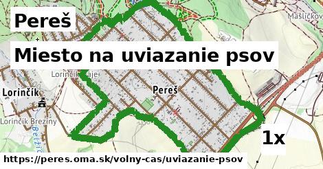 Miesto na uviazanie psov, Pereš