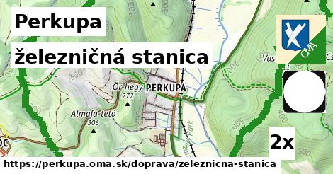 železničná stanica, Perkupa