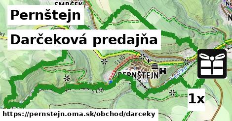 Darčeková predajňa, Pernštejn