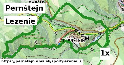 Lezenie, Pernštejn