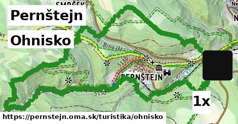 ohnisko v Pernštejn