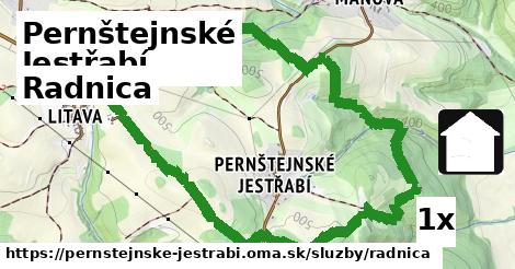 Radnica, Pernštejnské Jestřabí