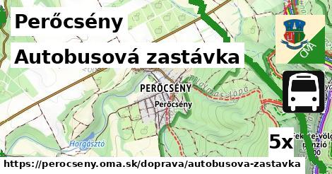 Autobusová zastávka, Perőcsény