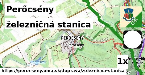 železničná stanica, Perőcsény