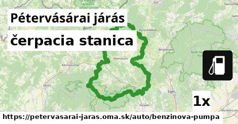 čerpacia stanica, Pétervásárai járás