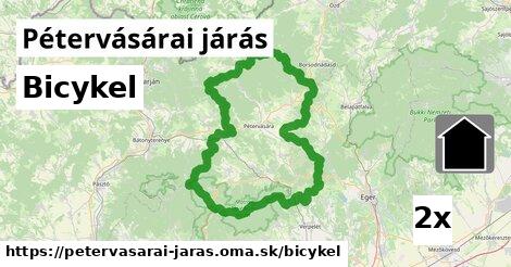 bicykel v Pétervásárai járás