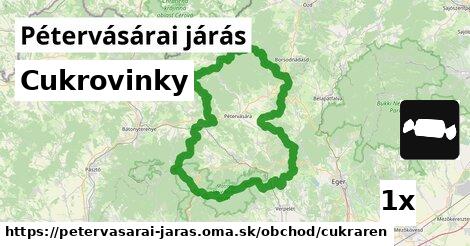 Cukrovinky, Pétervásárai járás