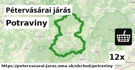 Potraviny, Pétervásárai járás