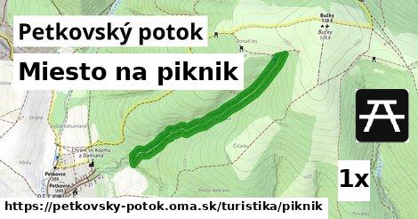 Miesto na piknik, Petkovský potok