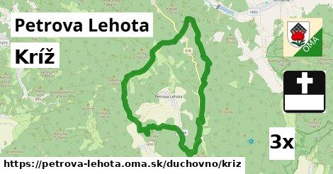 Kríž, Petrova Lehota