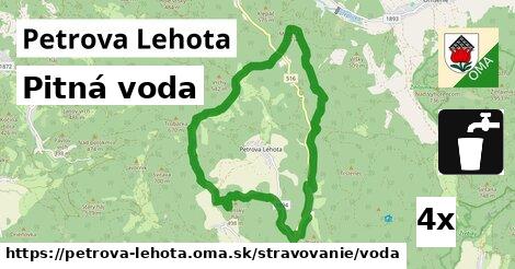 Pitná voda, Petrova Lehota