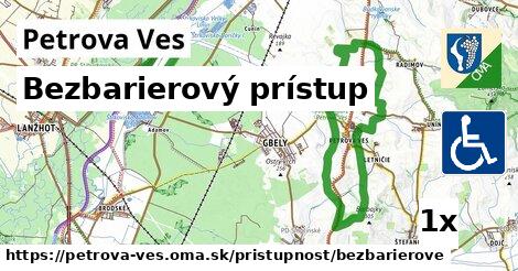 Bezbarierový prístup, Petrova Ves