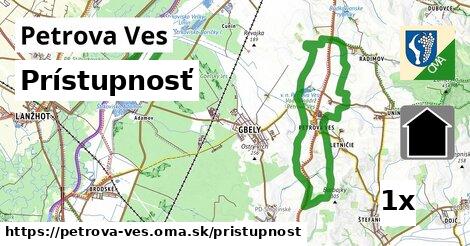 prístupnosť v Petrova Ves