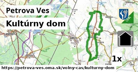 Kultúrny dom, Petrova Ves