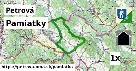 pamiatky v Petrová