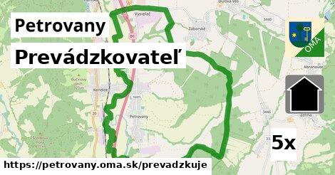 prevádzkovateľ v Petrovany