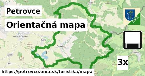 Orientačná mapa, Petrovce