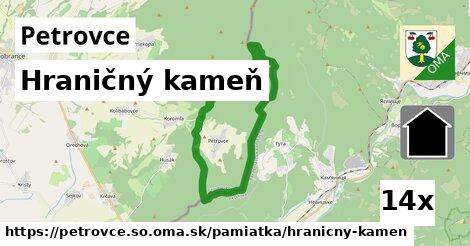 hraničný kameň v Petrovce, okres SO