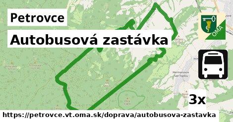 Autobusová zastávka, Petrovce, okres VT