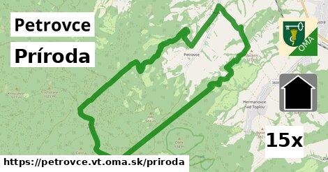 príroda v Petrovce, okres VT