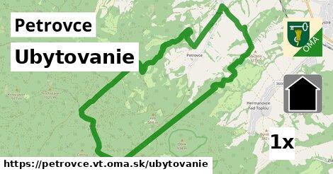 ubytovanie v Petrovce, okres VT