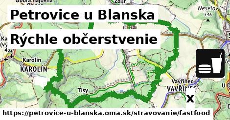 Všetky body v Petrovice u Blanska