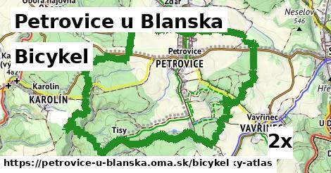 bicykel v Petrovice u Blanska