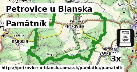 Pamätník, Petrovice u Blanska