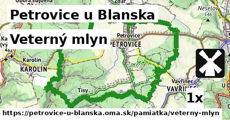 Veterný mlyn, Petrovice u Blanska