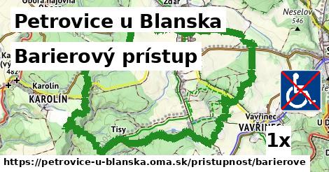 Barierový prístup, Petrovice u Blanska