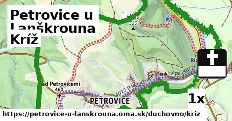 Kríž, Petrovice u Lanškrouna