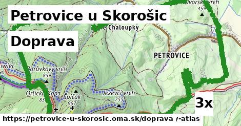 doprava v Petrovice u Skorošic