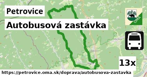 Autobusová zastávka, Petrovice