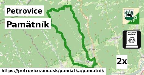 Pamätník, Petrovice